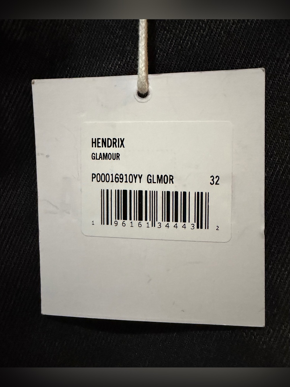 NWT Pistola Hendrix High Rise Wide Leg Jeans Open Rivets - Glamour Black - Sz 32 - Picture 10 of 16